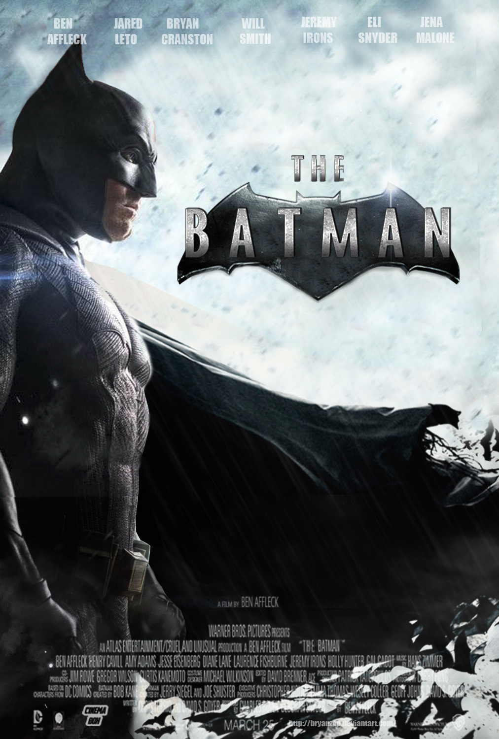Batfleck Poster Ben Affleck's Batman Movie Poster by Bryanzap on DeviantArt