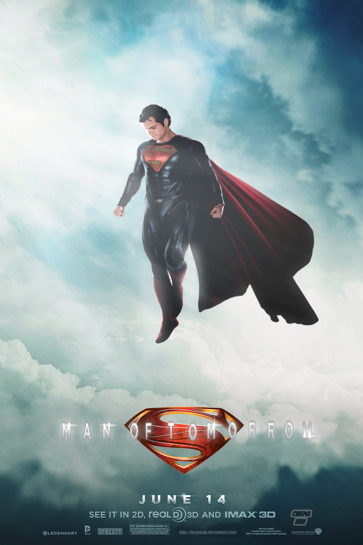 Man Of Tomorrow (Man Of Steel 2) Poster by PaulRom on DeviantArt