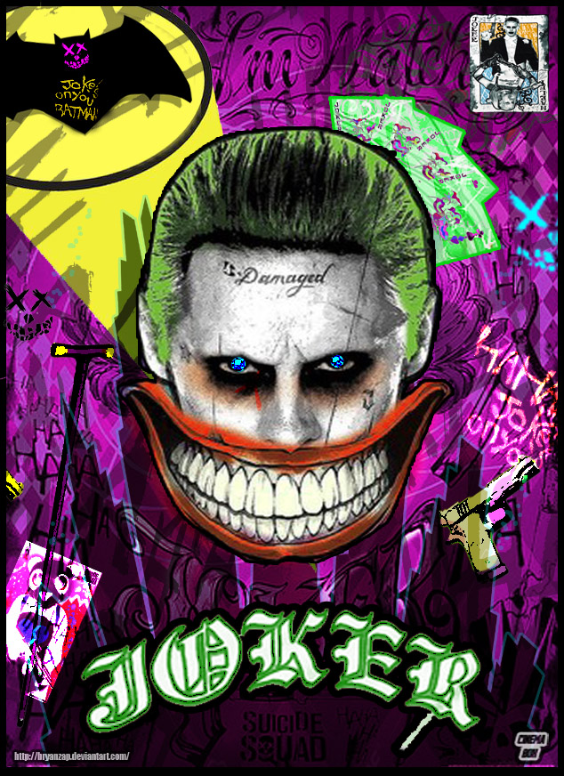 Jared Leto Joker Art by Bryanzap on DeviantArt