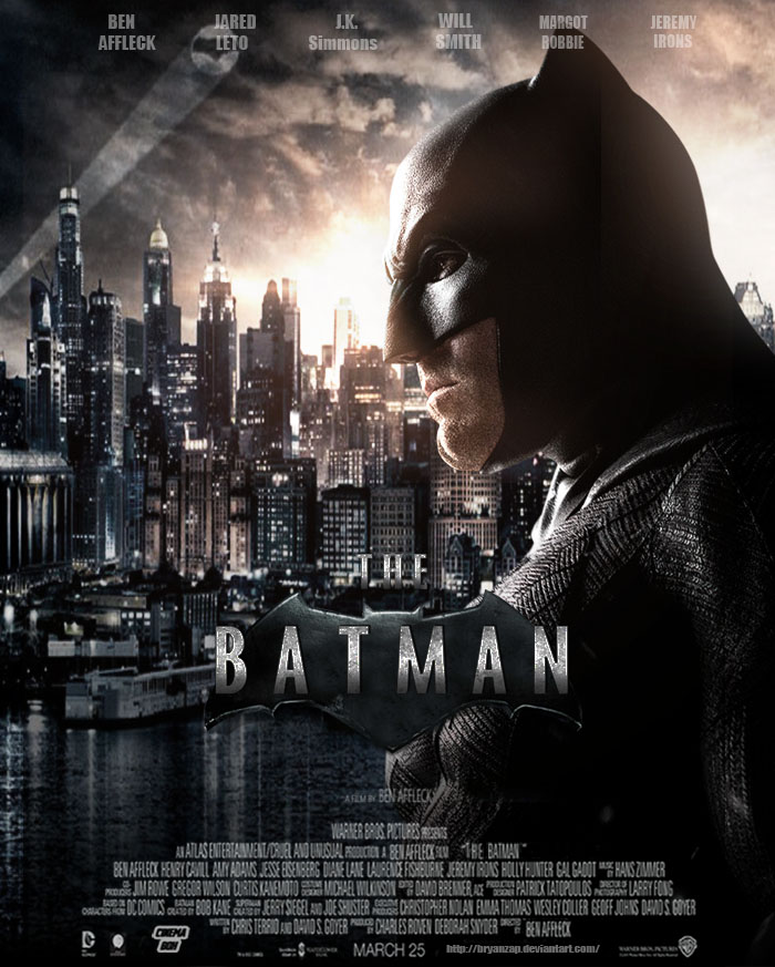 Ben Affleck's Batman Movie Poster by Bryanzap on DeviantArt