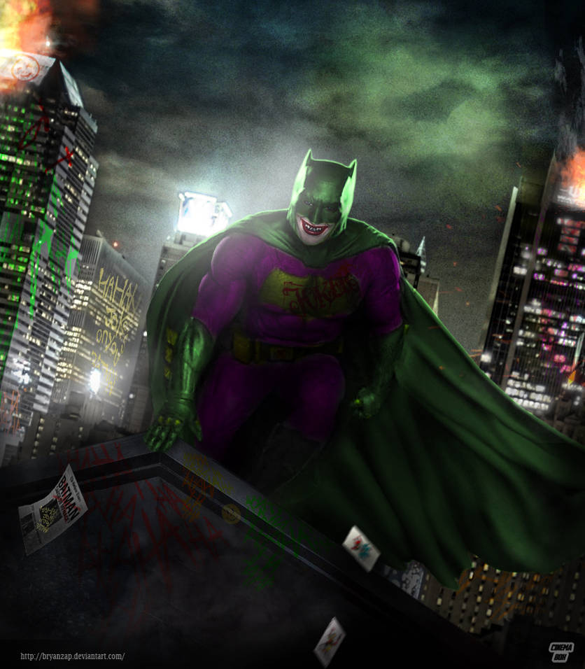 Joker-HQ-Batman Wallpaper by Birdcage-Lament on DeviantArt