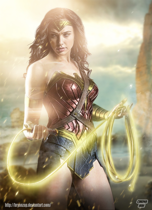 rcs4517-JLA-Wonder-Woman-Drawing-Lasso-action-pose - Artinsights Film Art  Gallery