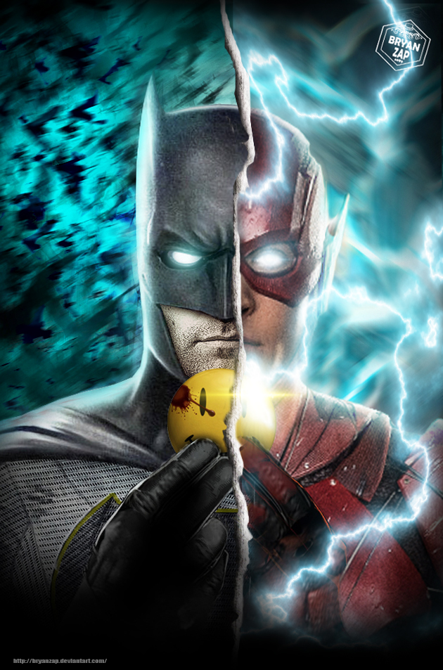 The Button Batman/Flash by Bryanzap on DeviantArt