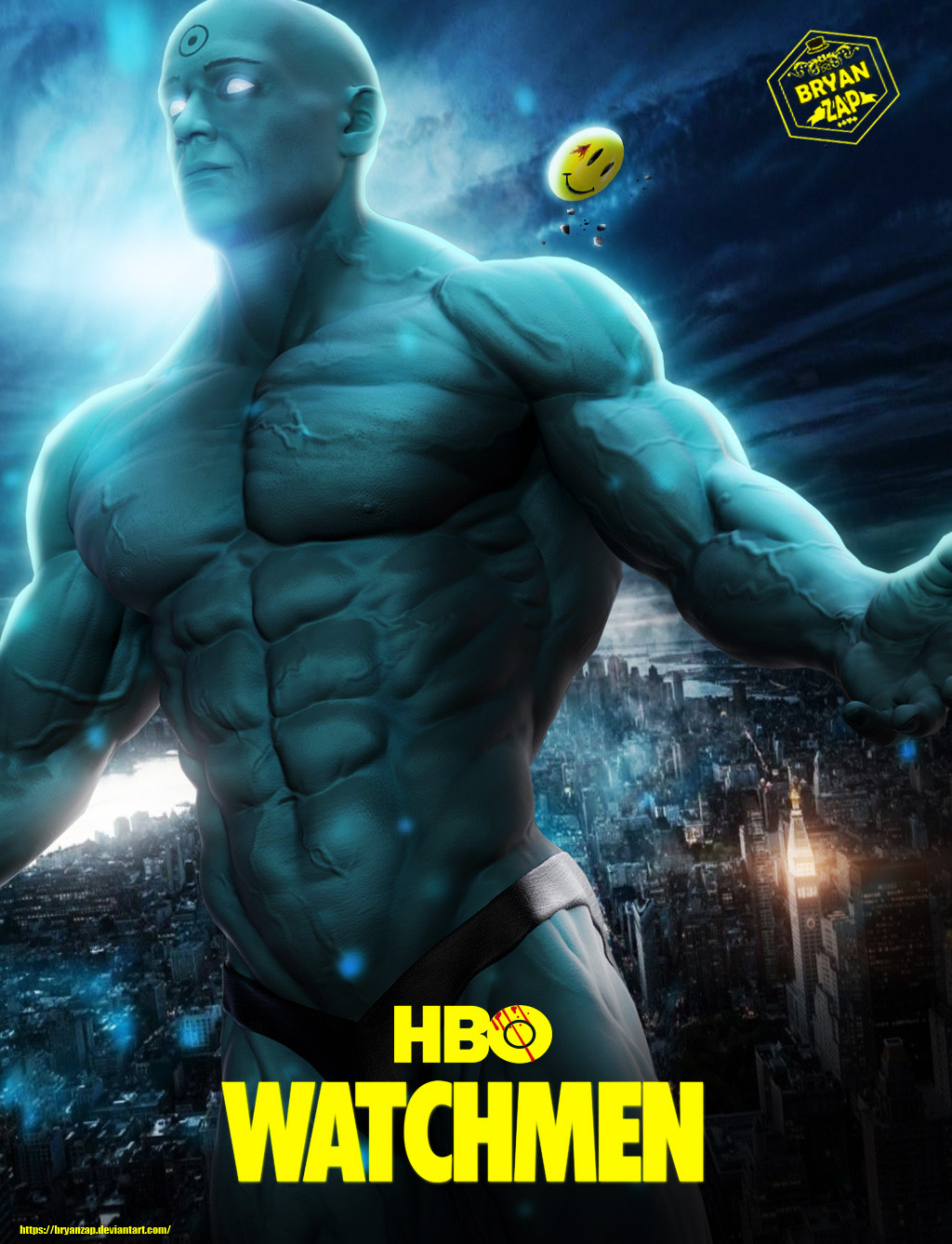HBO Watchmen Doctor Manhattan Poster by Bryanzap on DeviantArt