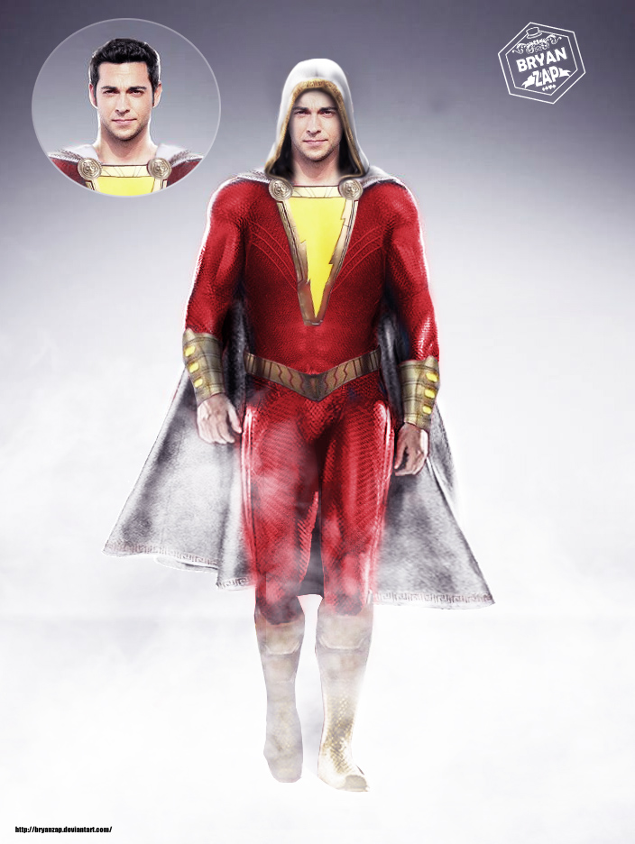 Zachary Levi Shazam Concept Art