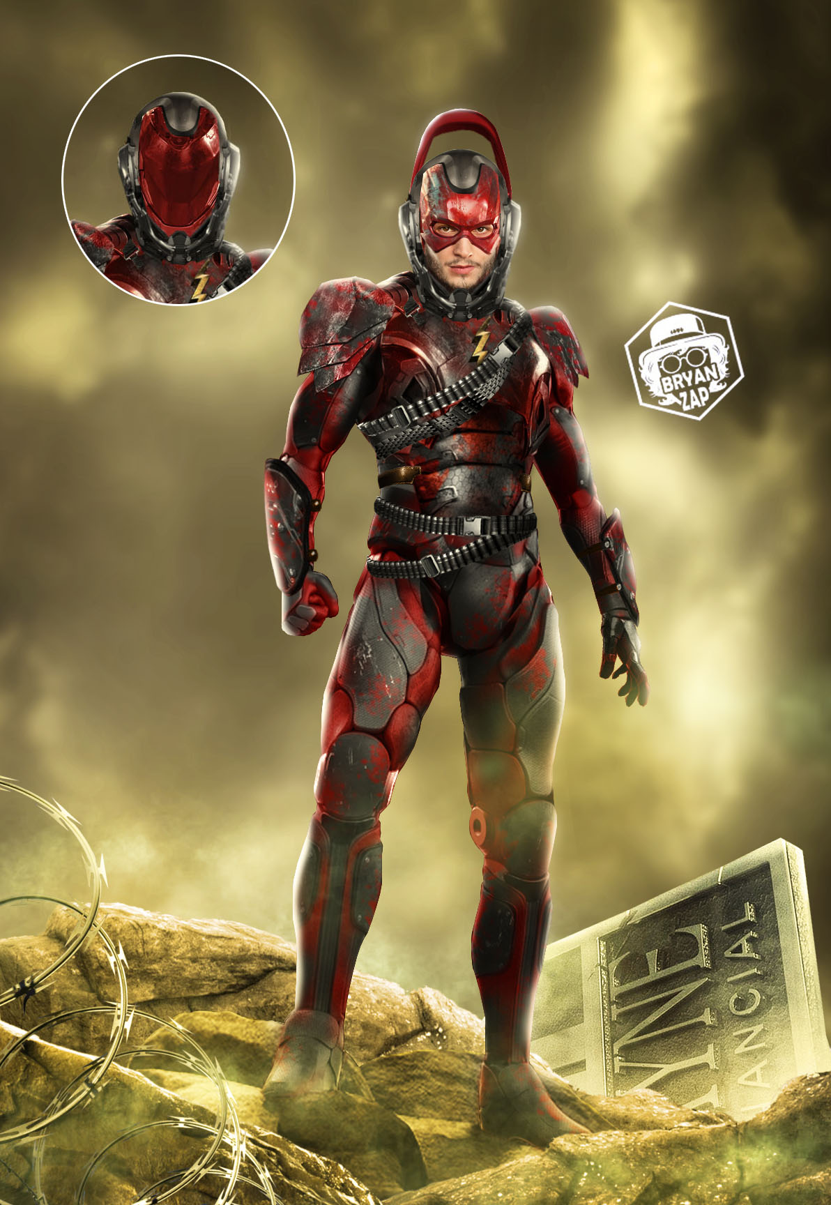 Knightmare Flash Figure Flash - Knightmare / Future Concept Art by Bryanzap on DeviantArt