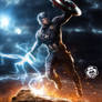 Captain America Mjolnir Art