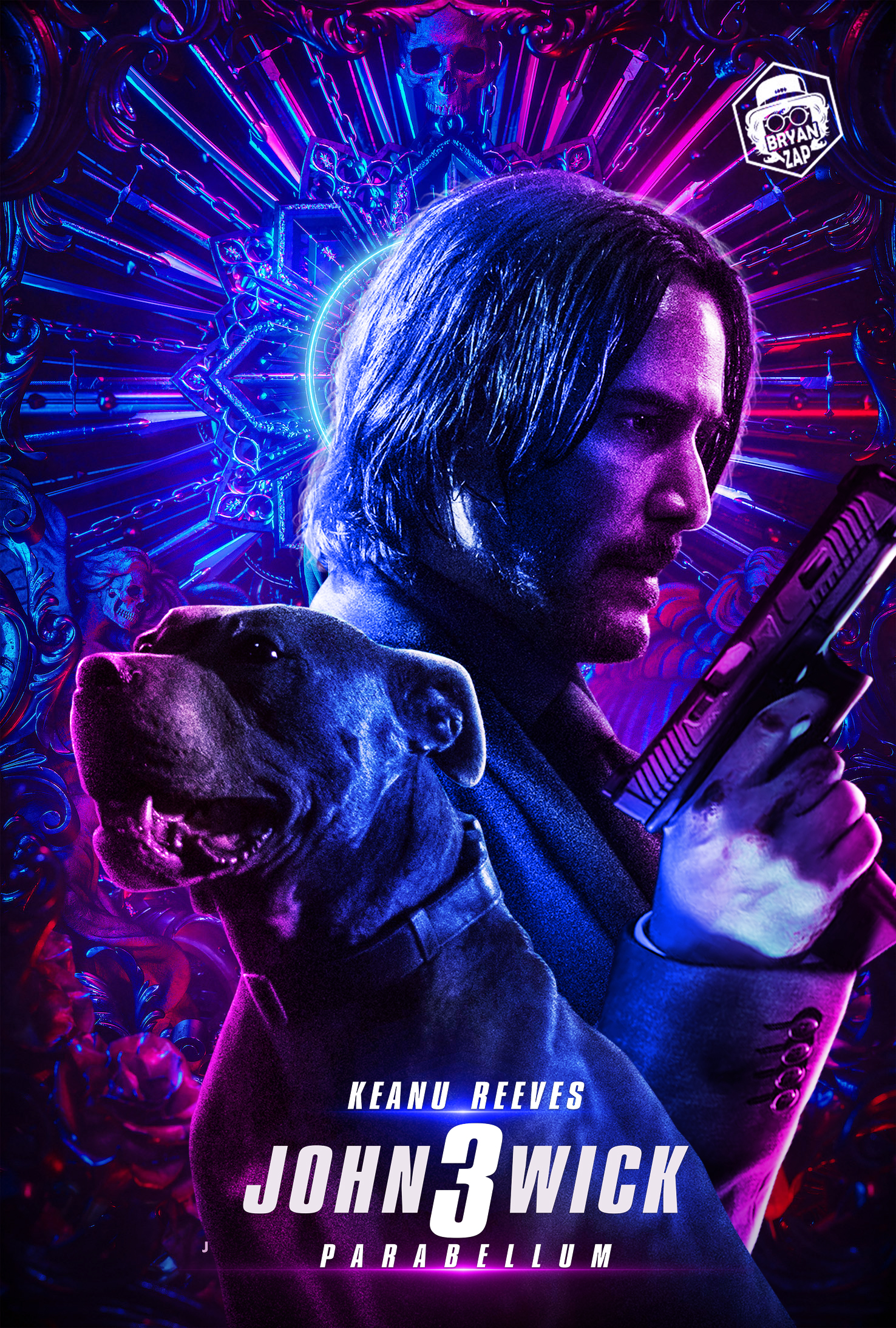 John Wick Poster / Vintage Movie John Wick Poster Retro Poster Kraft