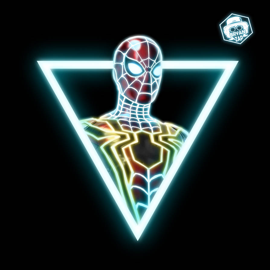 Spider - Man Neon Art by Bryanzap on DeviantArt