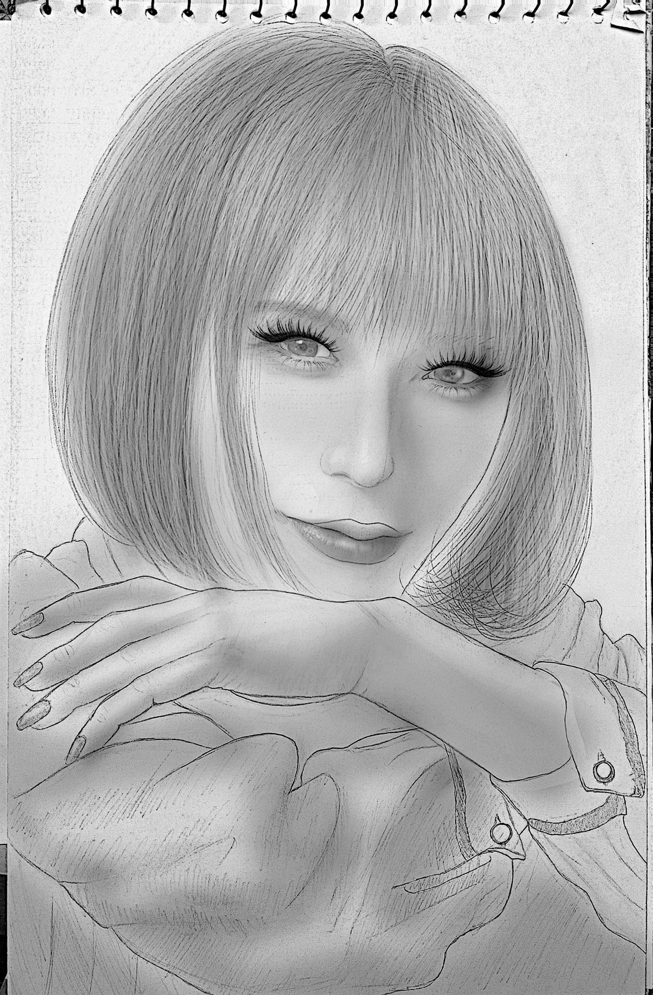 Portrait Drawing by Kratosthe7th on DeviantArt