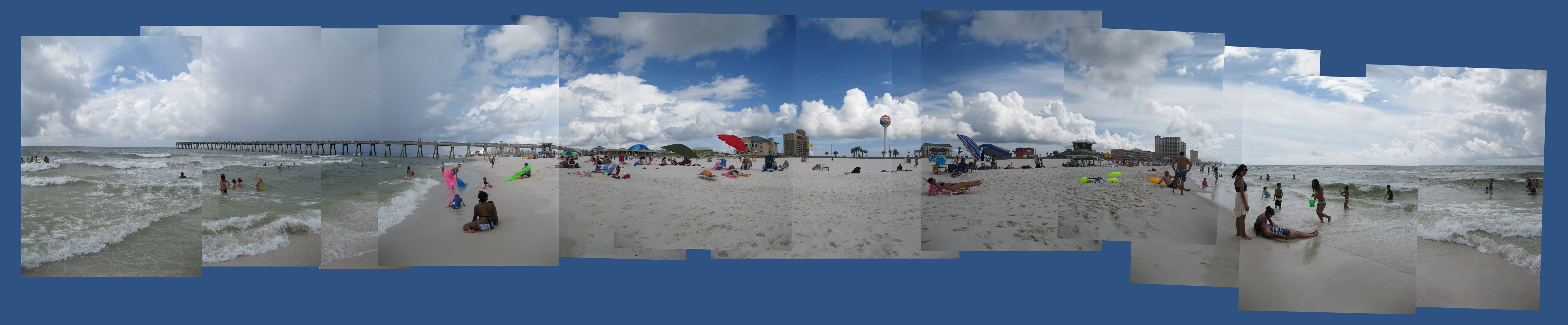 The Straight Beach before the Storm