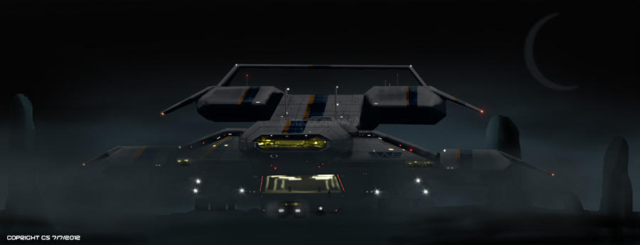 The USCSS Prometheus (my version). by Colourbrand on DeviantArt