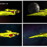 Commissioned: The Scorpion ship collage