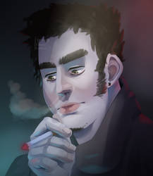 Smoking [[speedpaint in description]]