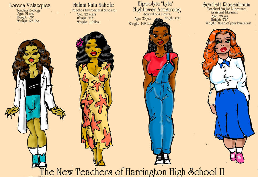 New Teachers of Harrington High School II by cartoonjoe2011 on DeviantArt