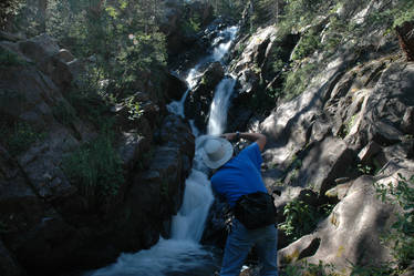 Dad shoots the Waterfall