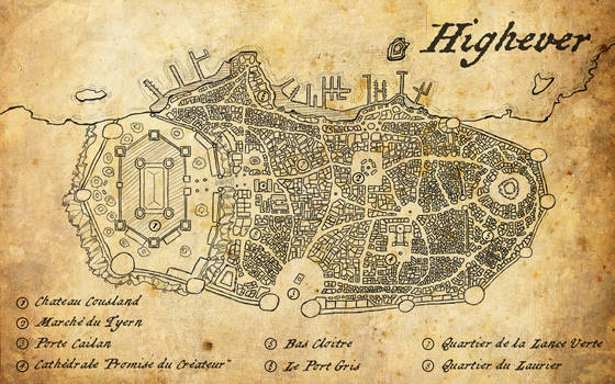 Dragon Age Highever Map