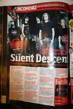 Silent Descent In METALHAMMER.