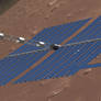 Solar Electric Mars Ship with Lander and Orion