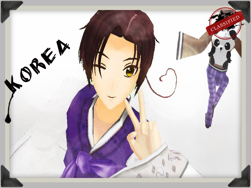 MMD Hetalia South Korea Models WIP2