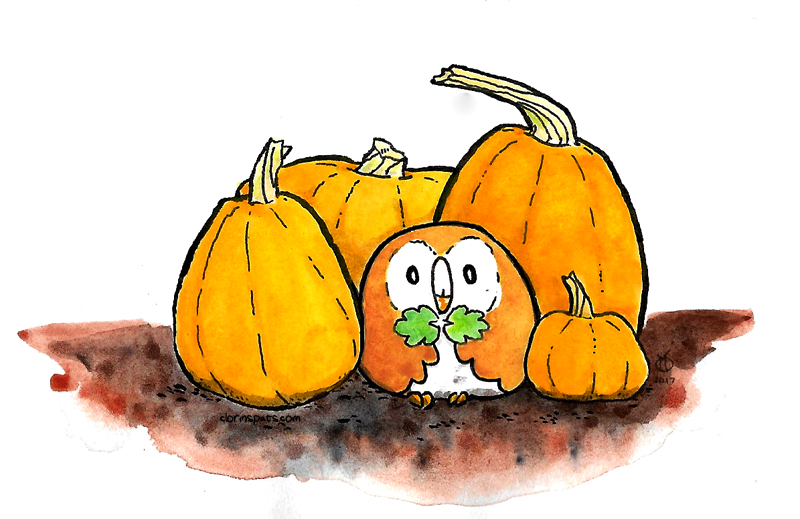 Inktober 17 - Pumpkin Patchlet