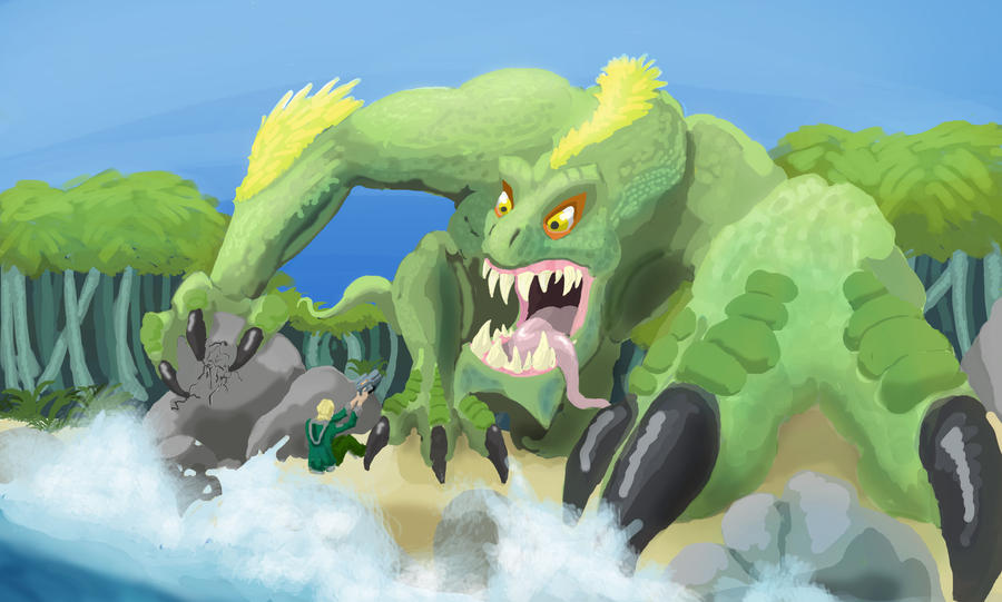 A Scaley Welcome by LaughingMad on DeviantArt