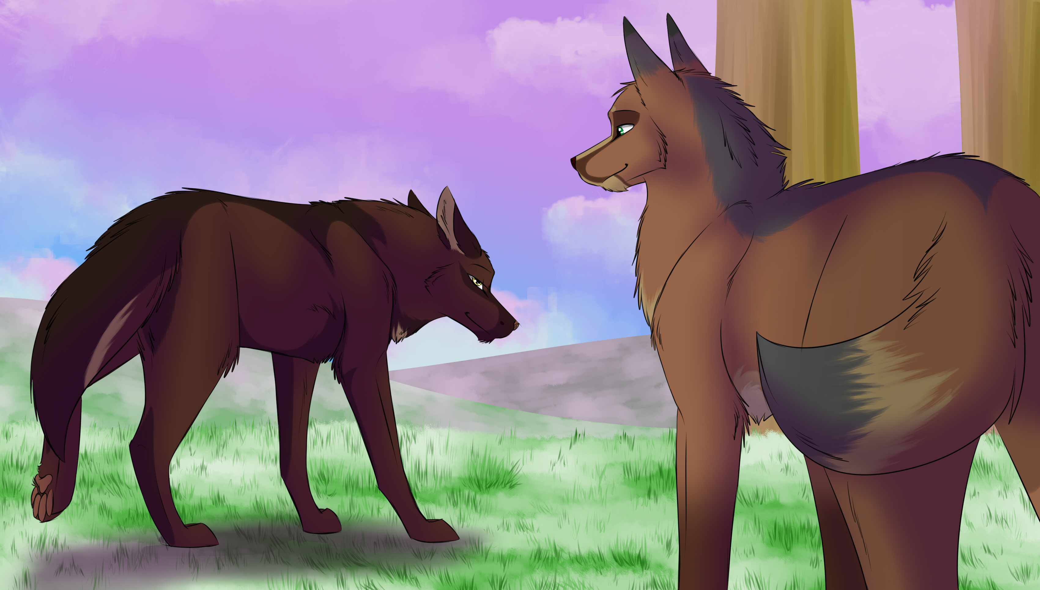 CC|Bark McHowl and Bambi VonElk| Howl and Vio