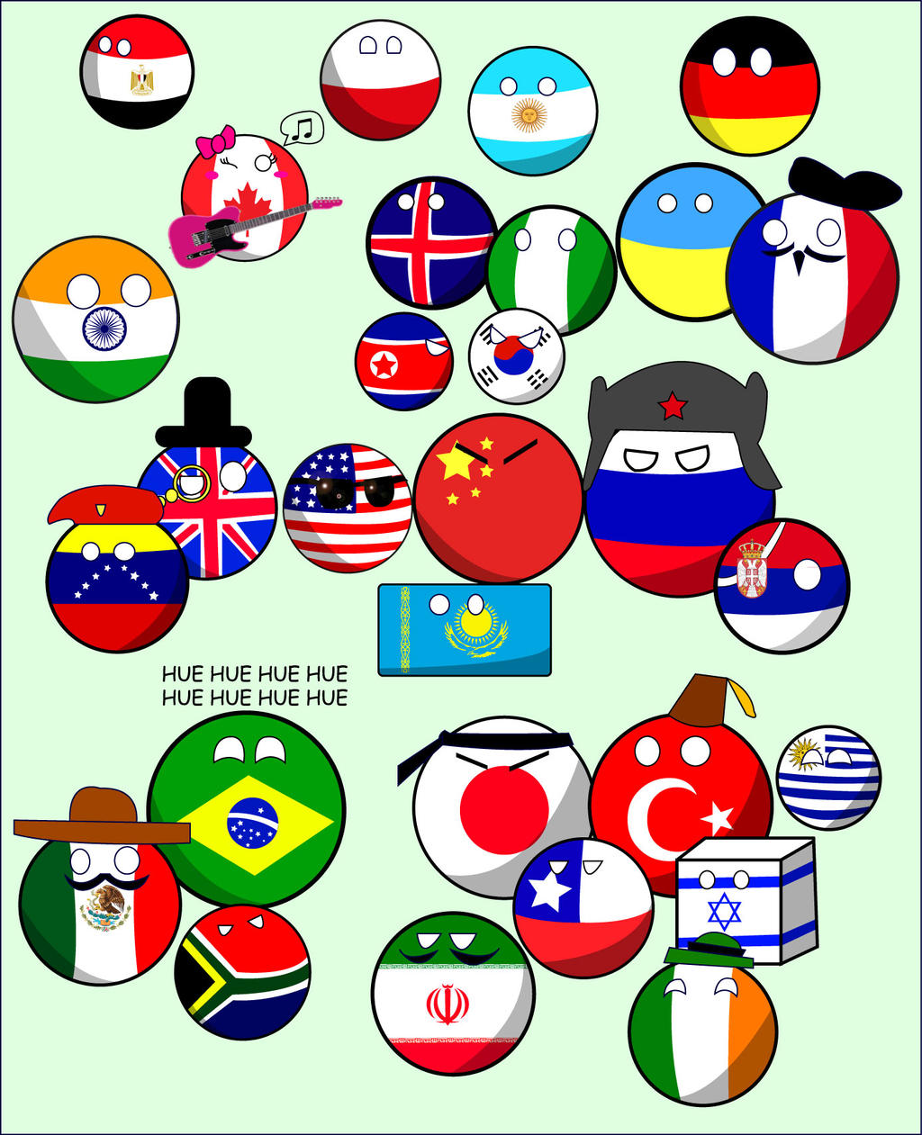 Countryballs by dykroon-chan on DeviantArt