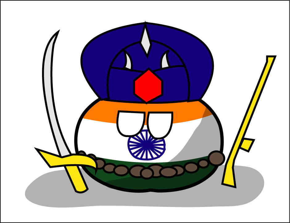 Indiaball Indiaball by dykroon-chan on DeviantArt