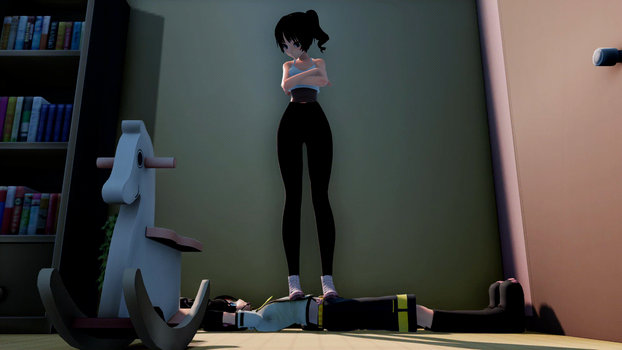 Mmd Girl In Converse Trampling By lefrenity