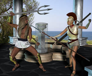 Athena vs Poseidon