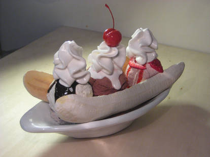 Fake Banana Split