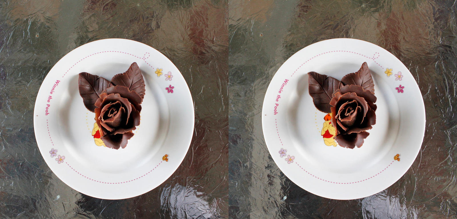 Stereograph - Chocolate Rose