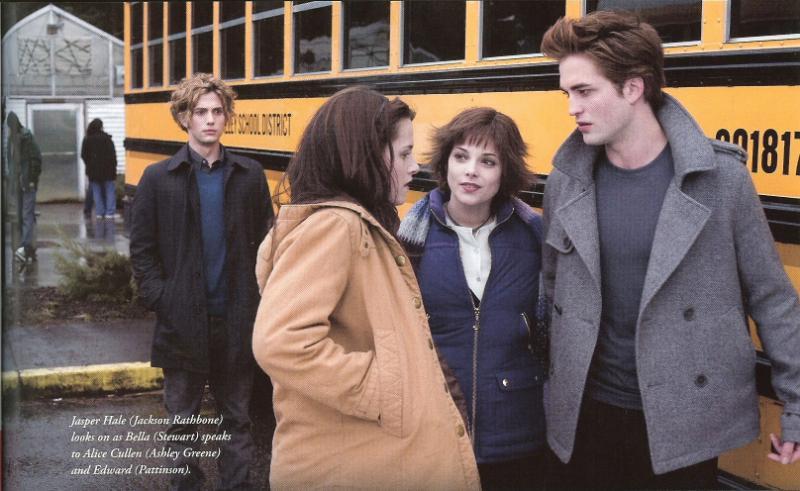 Bella, Edward, Alice, Jasper