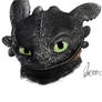 Speed painting - Toothless HTTYD