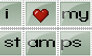 I love my stamps