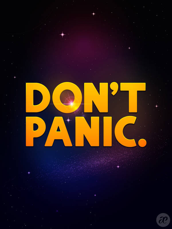 Don't panic. by pica-ae