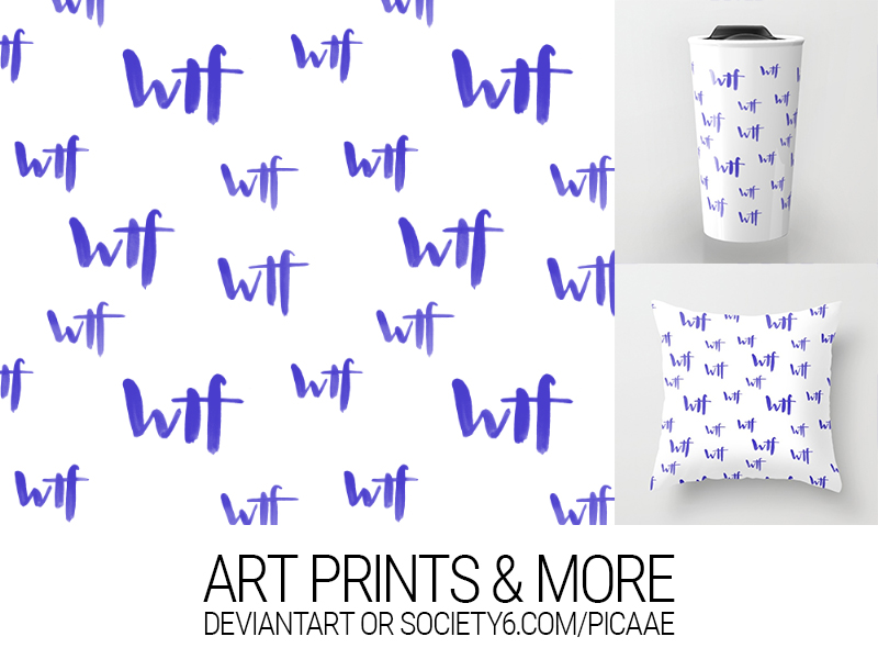 wtf I - Art Print by pica-ae