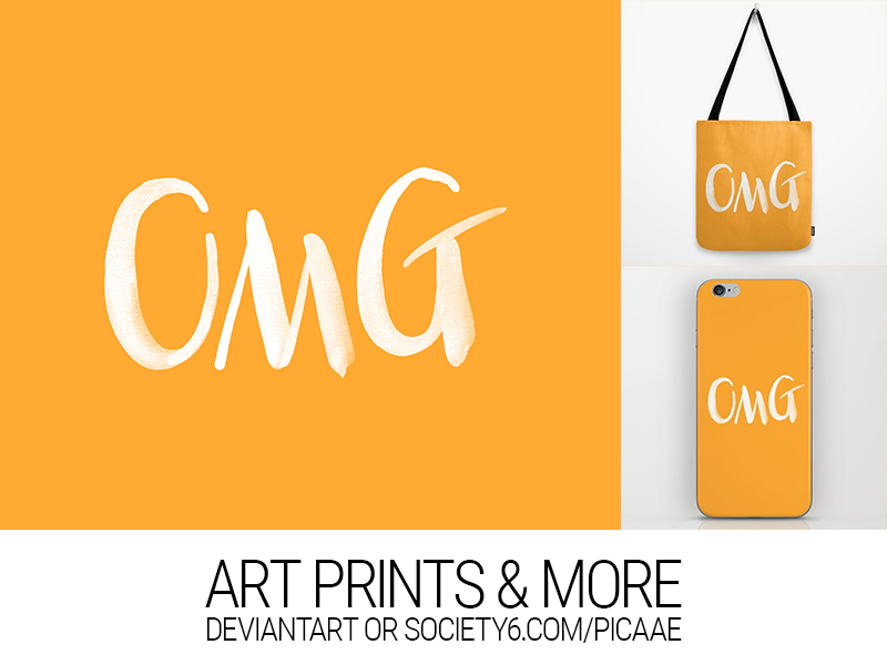 OMG - Art Print by pica-ae