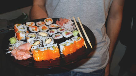 Sushi on Valentine's