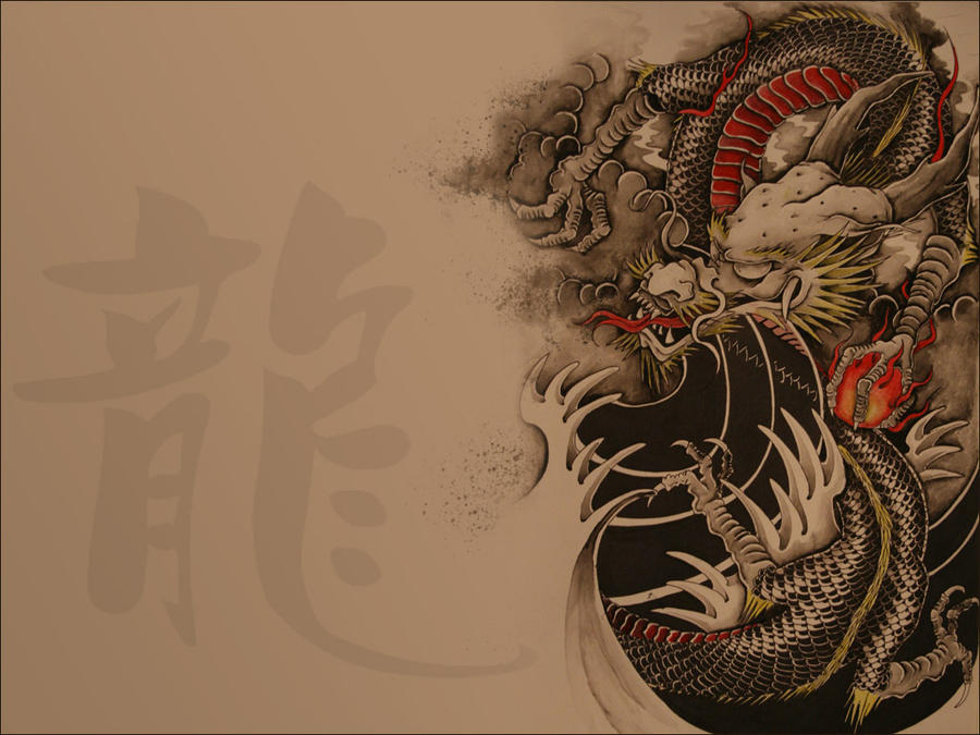 Chinese Dragon Wallpaper by SIMIXCROW