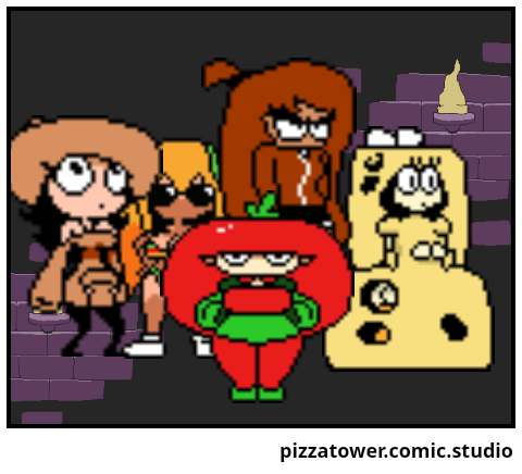 My favorite Pizza Tower character sprites - Comic Studio