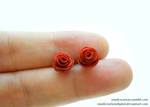 Rose Earrings by SmallCreationsByMel