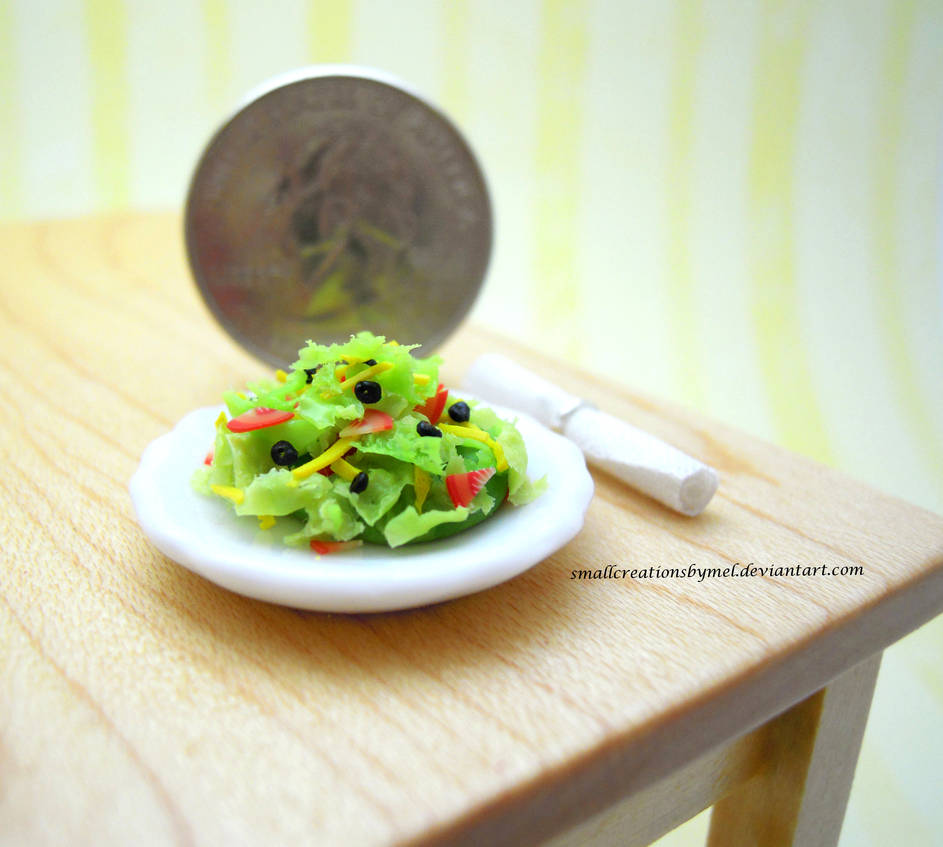 Miniature Salad by SmallCreationsByMel