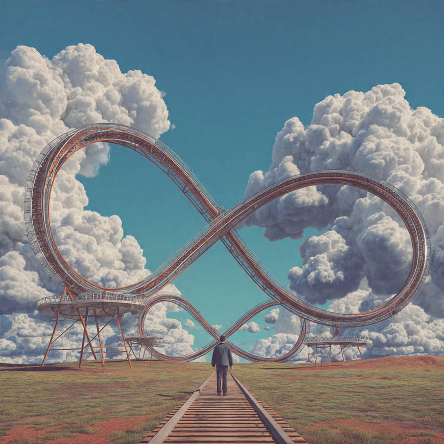 Train Tracks Loop T Loop The railroad track loopy loop by GoodAtArtist on DeviantArt