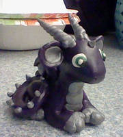 Purple Silver dragon