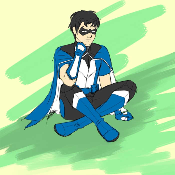 Young Bluejay Jason Todd (from Strays-Verse)