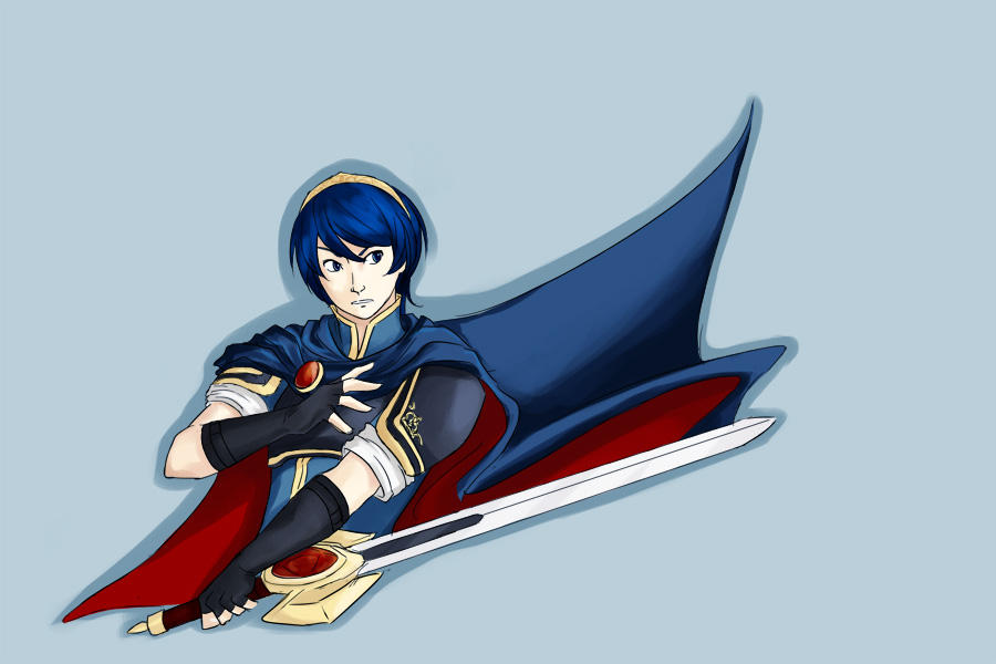 Marth quick sketch by PannytheAngel on DeviantArt