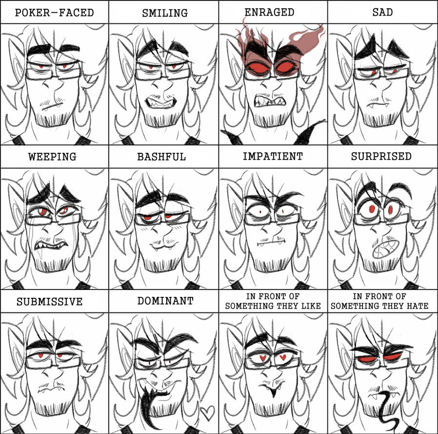 Expression Meme by jaymakesdraws on DeviantArt Expression Meme by jaymakesdraws on DeviantArt