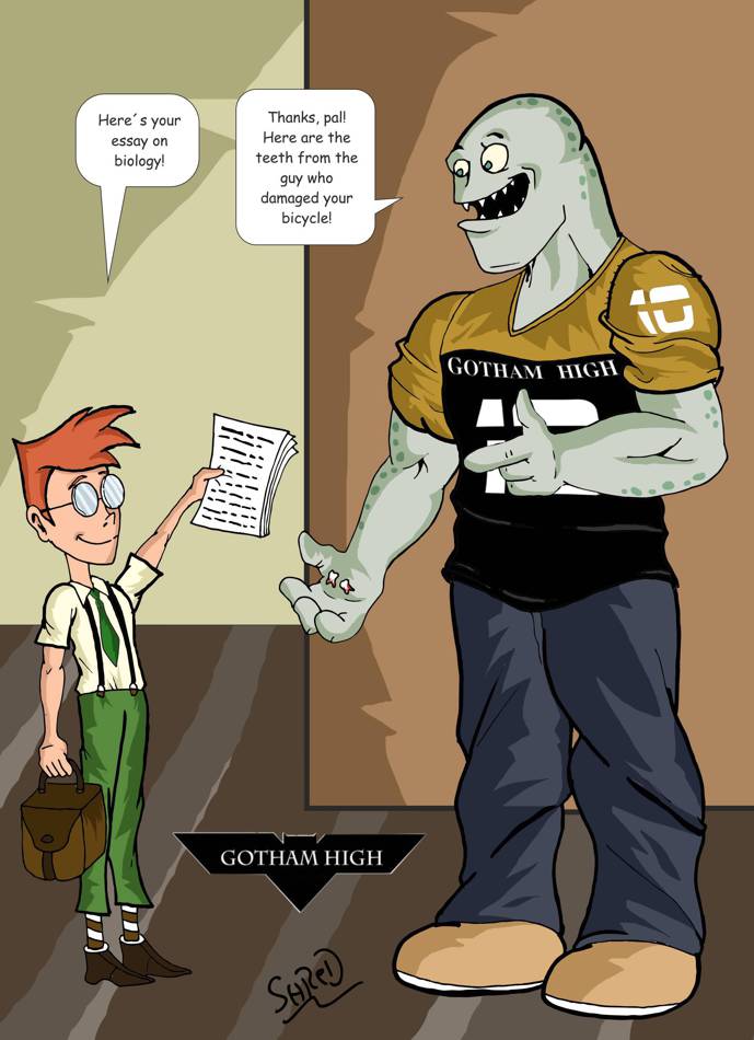 Gotham High: The Deal by ShredSmiler on DeviantArt Gotham High: The Deal by ShredSmiler on DeviantArt